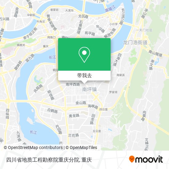 四川省地质工程勘察院重庆分院地图