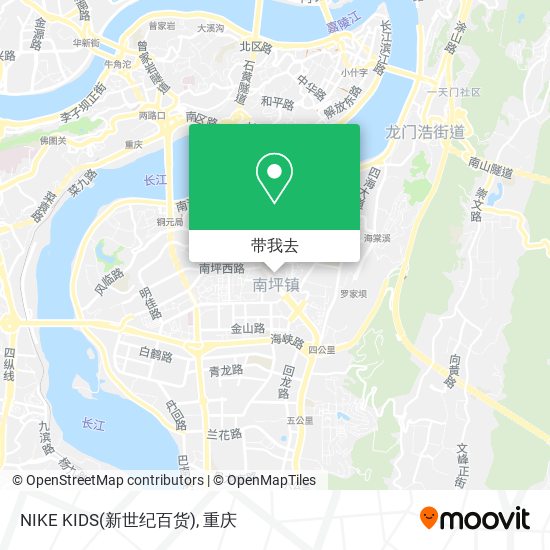 NIKE KIDS(新世纪百货)地图