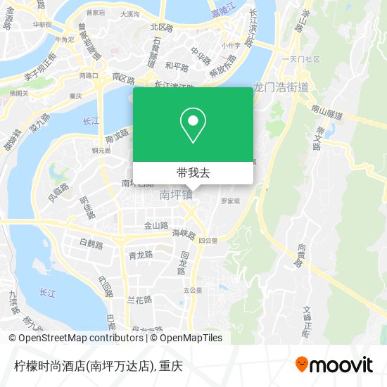 柠檬时尚酒店(南坪万达店)地图