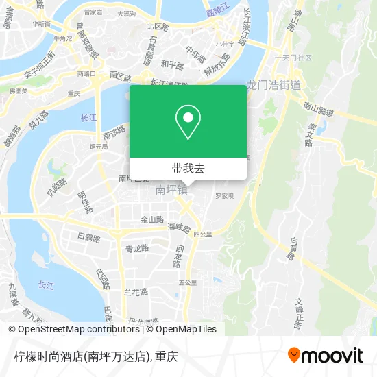 柠檬时尚酒店(南坪万达店)地图