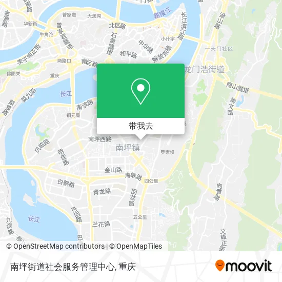 南坪街道社会服务管理中心地图