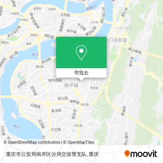 重庆市公安局南岸区分局交巡警支队地图