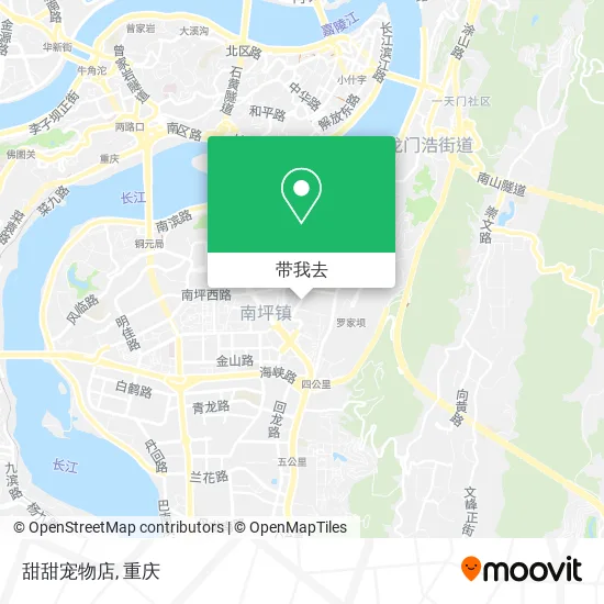 甜甜宠物店地图