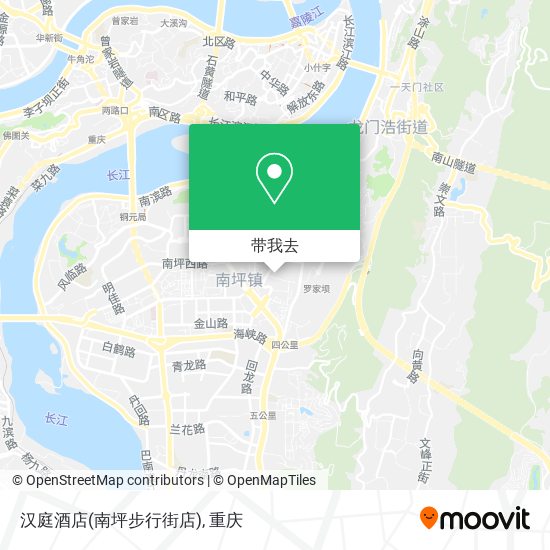 汉庭酒店(南坪步行街店)地图