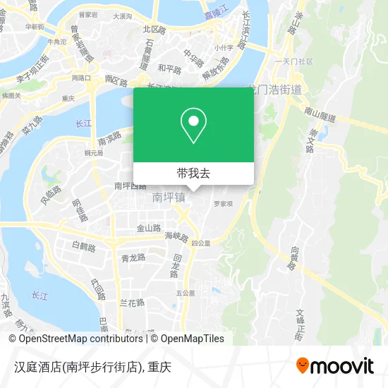 汉庭酒店(南坪步行街店)地图