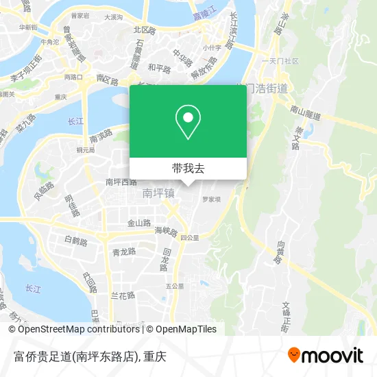 富侨贵足道(南坪东路店)地图