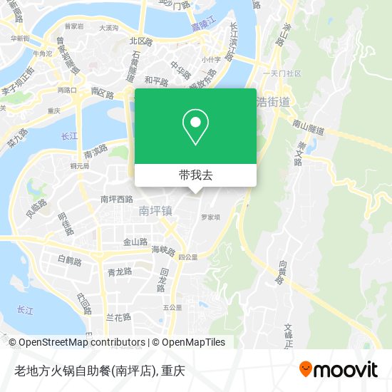 老地方火锅自助餐(南坪店)地图