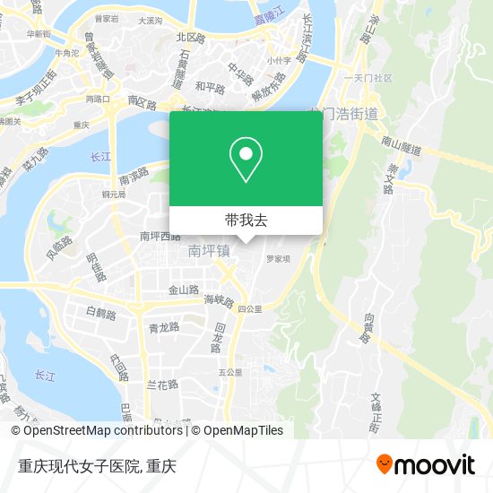 重庆现代女子医院地图