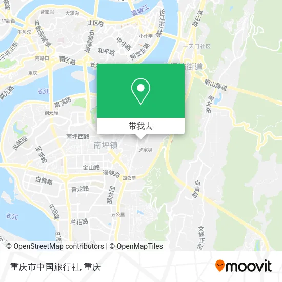 重庆市中国旅行社地图