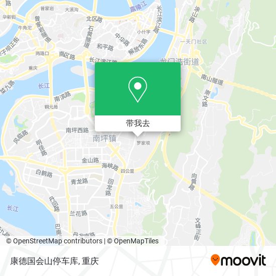 康德国会山停车库地图