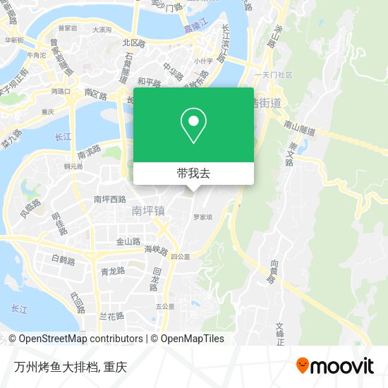 万州烤鱼大排档地图