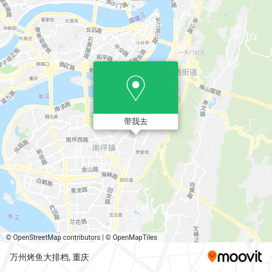 万州烤鱼大排档地图