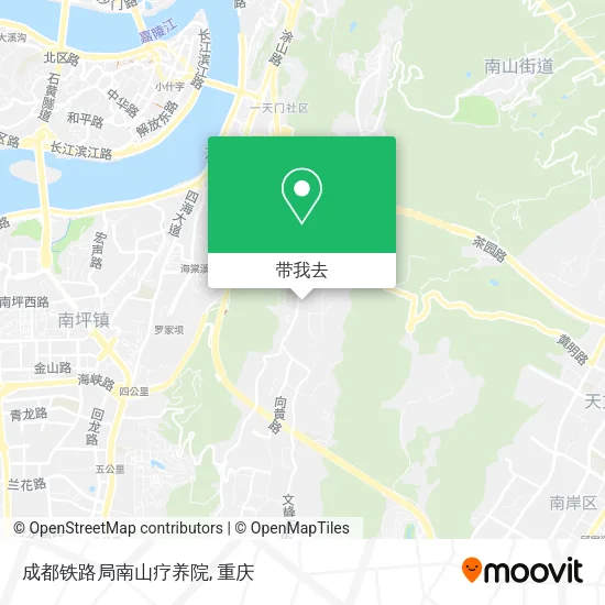 成都铁路局南山疗养院地图