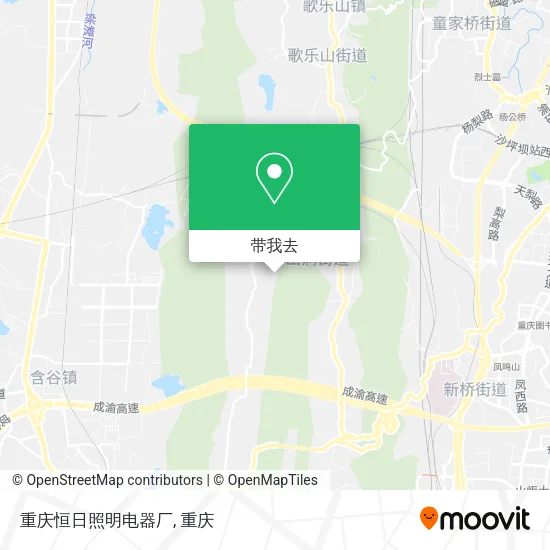 重庆恒日照明电器厂地图