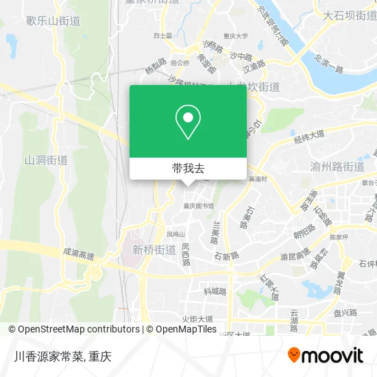 川香源家常菜地图