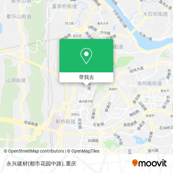 永兴建材(都市花园中路)地图