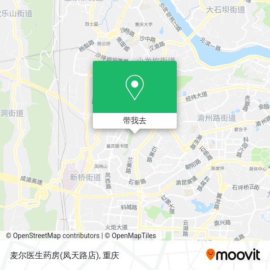 麦尔医生药房(凤天路店)地图
