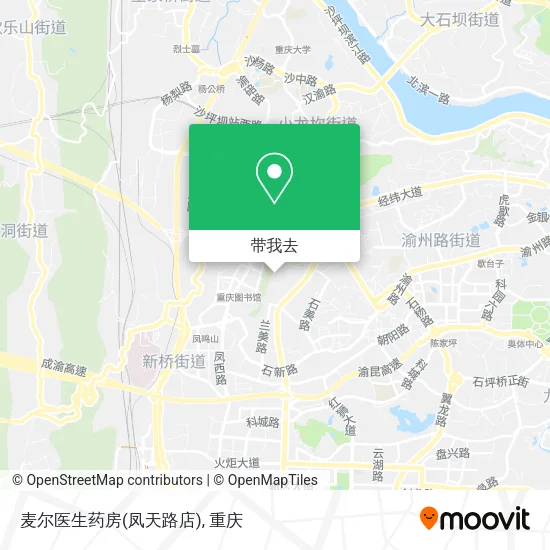 麦尔医生药房(凤天路店)地图
