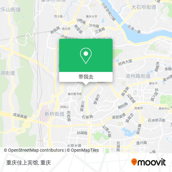 重庆佳上宾馆地图