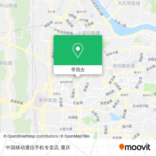 中国移动通信手机专卖店地图