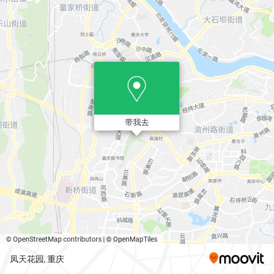 凤天花园地图