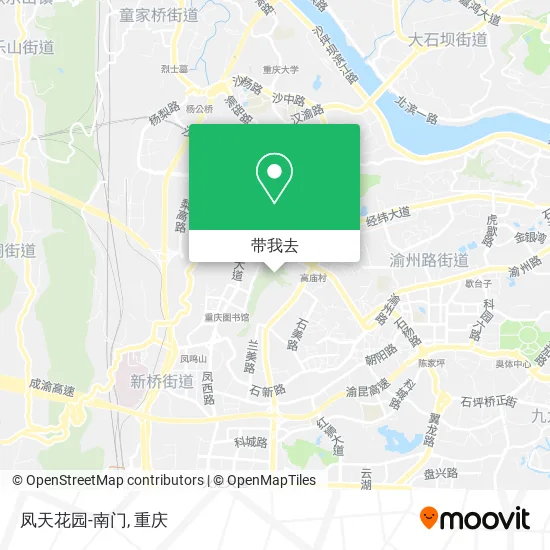 凤天花园-南门地图