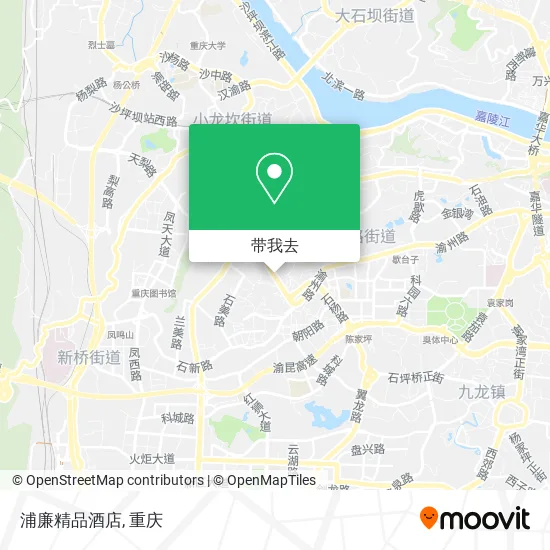 浦廉精品酒店地图
