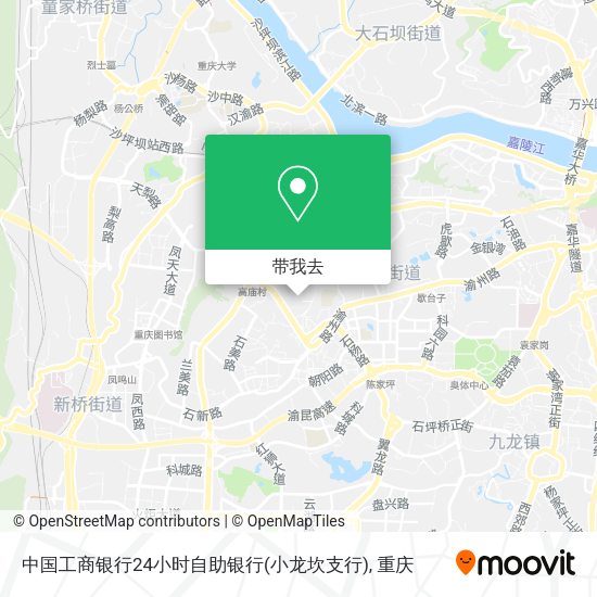 中国工商银行24小时自助银行(小龙坎支行)地图