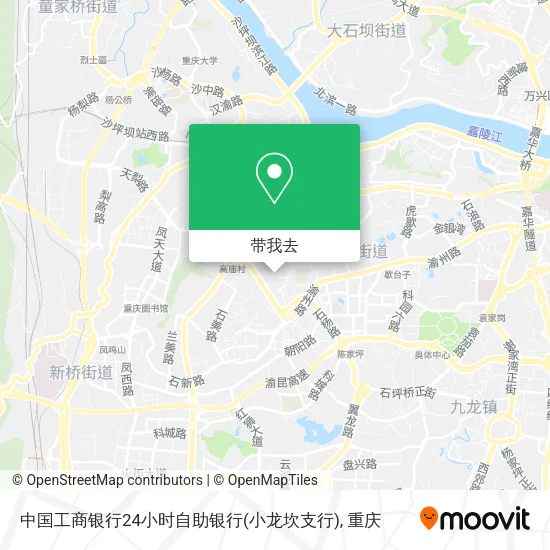 中国工商银行24小时自助银行(小龙坎支行)地图