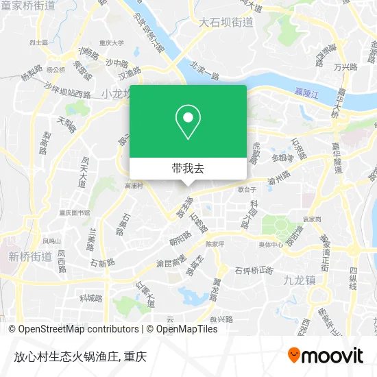 放心村生态火锅渔庄地图