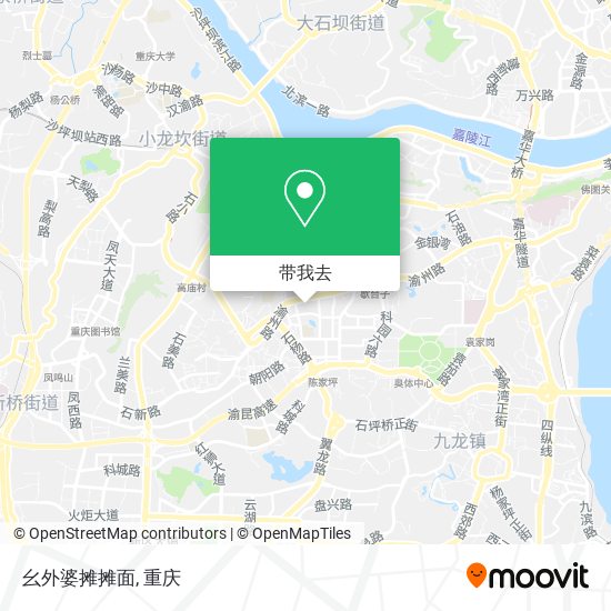 幺外婆摊摊面地图