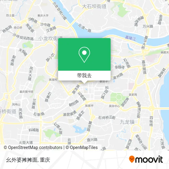 幺外婆摊摊面地图