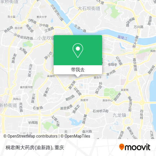 桐君阁大药房(渝新路)地图