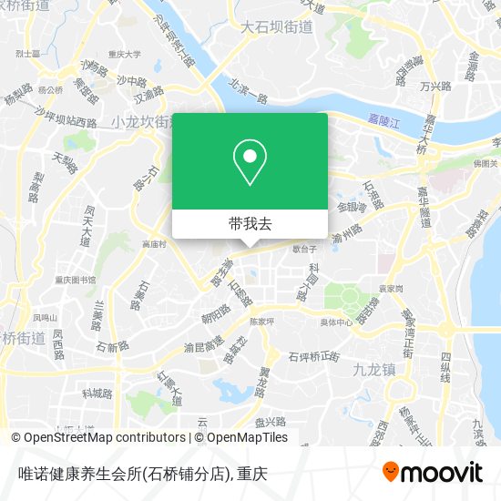 唯诺健康养生会所(石桥铺分店)地图