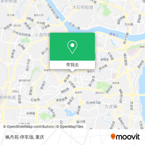 枫丹苑-停车场地图