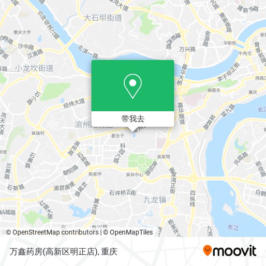 万鑫药房(高新区明正店)地图