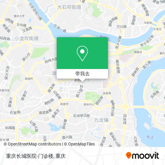重庆长城医院-门诊楼地图
