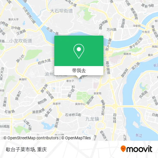 歇台子菜市场地图