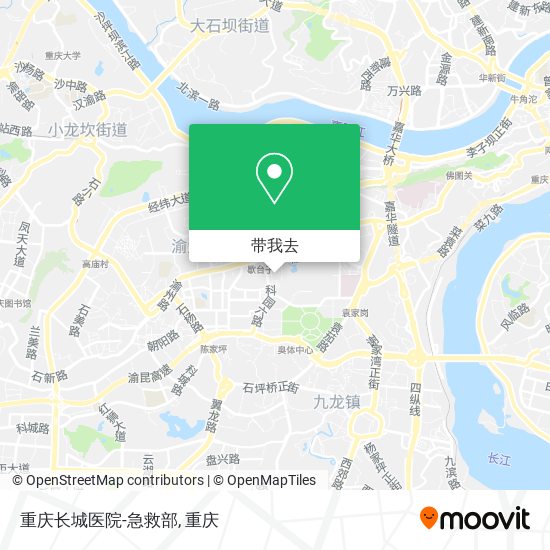 重庆长城医院-急救部地图