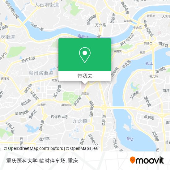 重庆医科大学-临时停车场地图