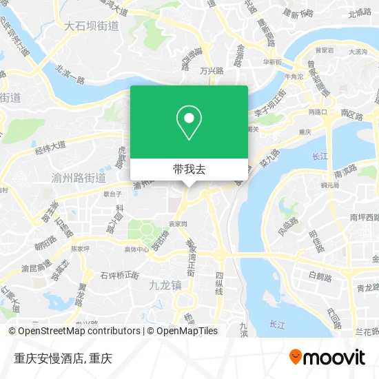 重庆安慢酒店地图