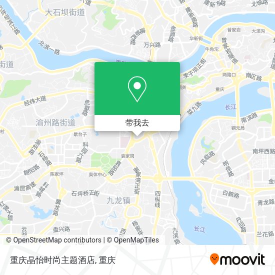 重庆晶怡时尚主题酒店地图
