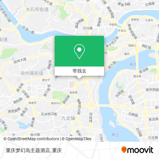 重庆梦幻岛主题酒店地图