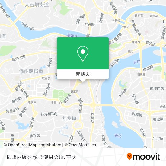 长城酒店-海悦荟健身会所地图