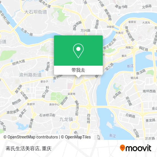 蒋氏生活美容店地图
