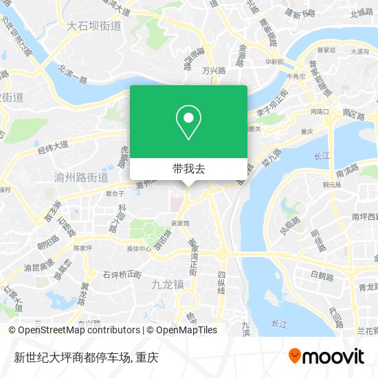 新世纪大坪商都停车场地图