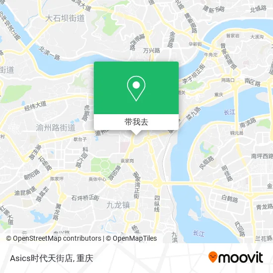 Asics时代天街店地图