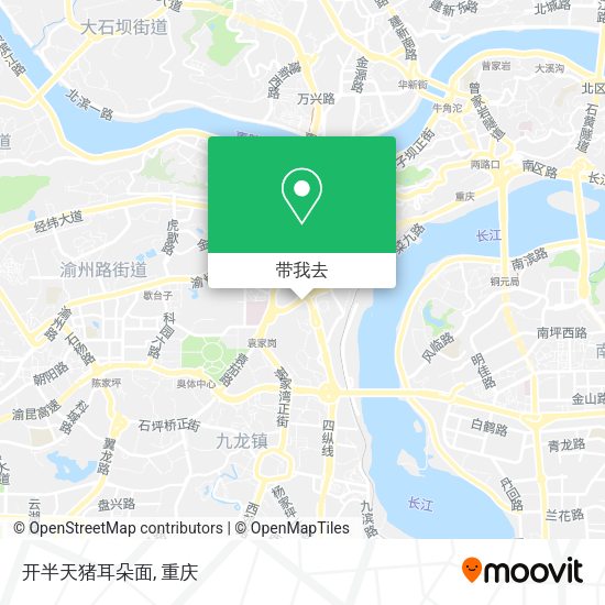 开半天猪耳朵面地图