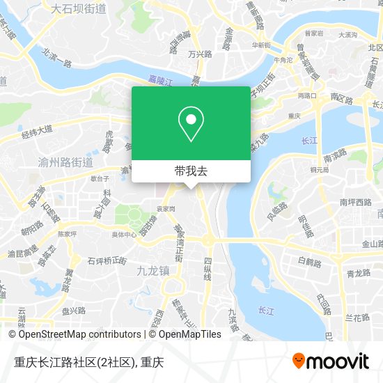 重庆长江路社区(2社区)地图