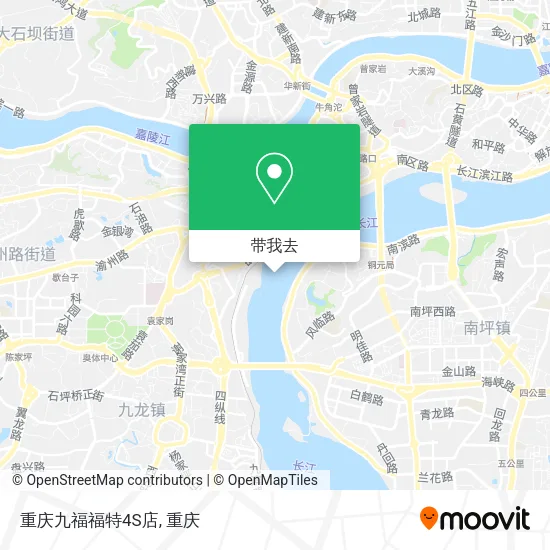 重庆九福福特4S店地图